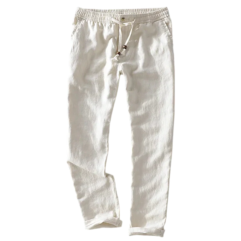 Men's Linen Trousers Morato - Pure