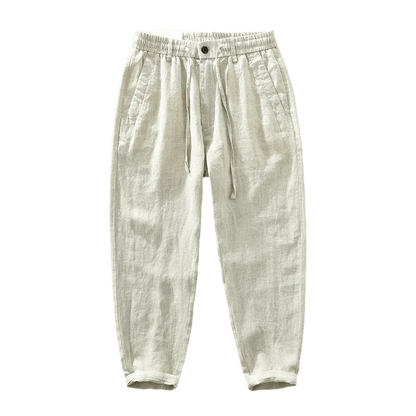 Men's Linen Trousers Elegio - Pure